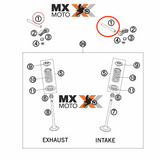 Eixo Balancinho Admissão e Exaustão original KTM 250 XCF / SXF / XCFW 05/13 - Husaberg FE 250 13 - 77036056000