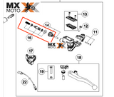 Kit Reparo Cilindro Superior Embreagem Magura All Balls para KTM 690 13 - 22 / Husqvarna 701 16 a 22 - 18-4028