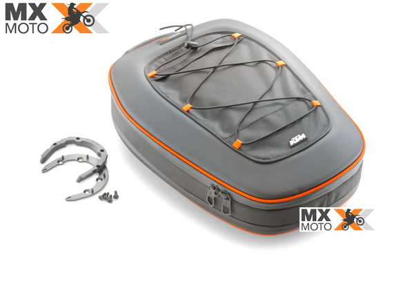 ( No Pix R$ 499,00 ) Mala Traseira Original KTM Universal de 14 a 24 litros com Engate Rápido de Imã - 61912978000