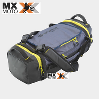 ( No Pix R$ 499,00 ) Mochila / Mala Original Husqvarna Duffle Preta e Azul detalhes Amarelo - 3HS210011600
