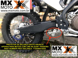 Protetor Plástico de Balança Original KTM SXF, XC, SX, XCF ( com link ) 11 a 22 HUSQVARNA FE, TE, 14 a 23 - TC, TX (Com Link) 14 a 22- Gas Gas 2021 em diante - MXF 2T ou 4T 18/19 - 7720499410030