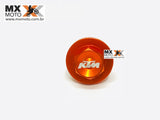 Porca de Roda Dianteira Laranja para KTM SX / SXF / XCF 15 em diante  - XCW / EXC / EXCF 2016 em diante - eixo 20mm