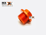 Porca de Roda Dianteira Laranja para KTM SX / SXF / XCF 15 em diante  - XCW / EXC / EXCF 2016 em diante - eixo 20mm