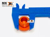 Porca de Roda Dianteira Laranja para KTM SX / SXF / XCF 15 em diante  - XCW / EXC / EXCF 2016 em diante - eixo 20mm