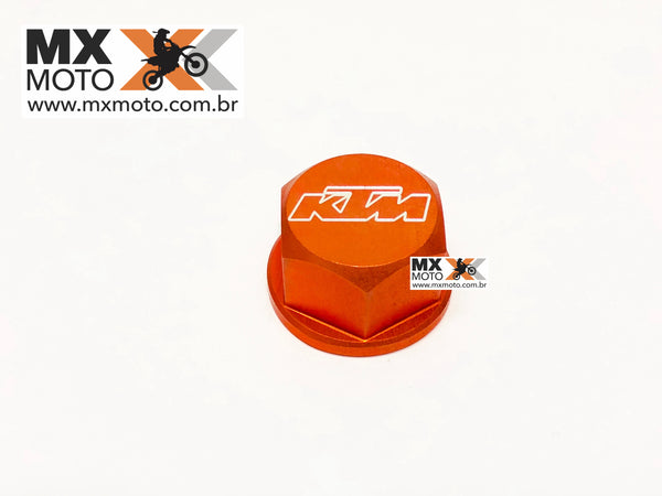 Porca de Roda Traseira Laranja para KTM EXC / EXCF / XCFW - 2000 a 2023 - eixo 20mm