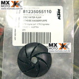 Rotor da Bomba Dagua ( PARTE DE TRÁS - DISCO ) Original KTM 4T 250/350 SXF/XCF/XCFW/EXCF 2012 a 2016 - 450/500 12 a 24 - Husqvarna 4T 250/350 14 a 16 - 450/501 14 a 24 - Husaberg 2010 a 2013 - Gas Gas 21 a 24 - 81235055110