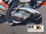 Protetor de Motor e Cano KTM / Husqvarna 250/300 2T 2017 até 2019 Prata, Preto ou Laranja - Start Racing