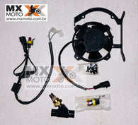 KIT BMS Completo Automático Ventilador / Cooler /  Ventoinha Spal para KTM 2T 2008 a 2016 - HUSQVARNA 2T 2014 a 2016 - Husaberg 2T 2012 a 2014