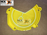 PROTETOR DE TAMPA DE EMBREAGEM HUSQVARNA 250/350 4T 2017 a 2020 AMARELO POLISPORT - 8460400004