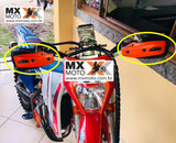 Protetor de Mão Fechado Com Alma de Aluminio Prata e Plástico Laranja Original KTM Cycra - U6951375