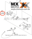 Parafuso de Sangria Freio Traseiro e Embolo Embreagem Inferior - Produto Original KTM / Brembo - 62513020000