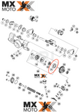 Rolamento Original KTM ( diversas ) 1994 a 2022 - Husqvarna  14 a 22 - Husaberg 2T 12 a 14 - GASGAS EC250/300 EX250/300 MC85/125 2021/2022 - 0625160020 - 16002 C3