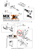 Protetor de Borracha ( guarda pó ) para Manete de Embreagem Original Brembo / KTM 250-530 06-22 - 54802037000