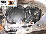 Kit Acerbis X-POWER Protetor Tampa Magneto + Protetor Tampa Embreagem e Bomba Dagua KTM 2T EXC / SX / TPi 250/300 - 20 a 23 / Husqvarna 2T TE/TX/TPi 250/300 20 a 23 GAS GAS EX 300 2021 a 23  - Preta ou Laranja