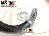 Protetor de Curva Carbono / Fibra Marca Kicarbono KTM 2T EXC 250/300 2020 a 2023 / Husqvarna 250/300 TE/TPi 20 a 23 - Gas Gas 250/300 2T 21  e 23