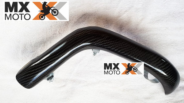 Protetor de Curva Kicarbono para KTM 4T 250 EXCF 2020 a 2023 e 350 EXCF 2017 a 2019;  Husqvarna 4T FE 250 20 a 23 - FE 350 2017 a 2019 - GAS GAS EC 250F 21 a 23