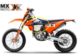 ( PAR ) Abas do Tanque ( ORIGINAL da 2022 ) também serve nas KTM 2T/4T EXC / EXC-F - 20 a 23  ( 2 peças - Laranja/azul) - 79108054000hda