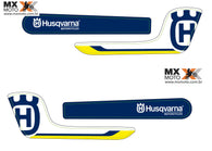 Adesivo para o Protetor de Mão Aberto Branco Original HUSQVARNA 2016 a 2022 - 25002990100