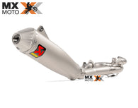 Ponteira e Curva AKRAPOVICK Titanium Evolution Line para Yamaha 4T YZ 450 F 2021 e 2022 / WR 450 F 21 a 23 - S-Y4MET15-CIBNTA