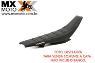 CAPA DE BANCO ORIGINAL KTM Powerparts Ribbed Gripper 2017 PRETA COM COSTURAS - UPP1607020