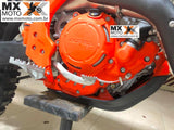 Kit Acerbis X-POWER Protetor Tampa Magneto/ignição + Protetor Tampa Embreagem e Bomba Dagua KTM EXCF ( Enduro ) 250/350 4T - 2017 a 2022 / Husqvarna FE 250/350 17 a 22 - GAS GAS EC 250/350 F 2021 e 22