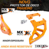 Protetor de Disco Freio Traseiro Aluminio Anodizado Laranja BMS Réplica KTM 04/22 - BMS 46747