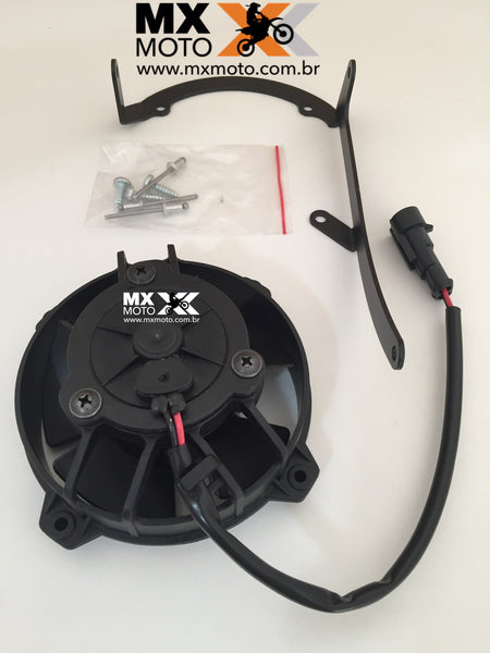KIT BMS Ventoinha Manual / Ventilador SPAL Com Suporte para motos 4T ou 2T KTM 08/16 - HUSQVARNA 14/16 - HUSABERG 11/14