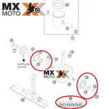 Kit Rolamentos e Retentores Virabrequim Original KTM 2T EXC / XCW / TPI - 2004 a 2025 - Husqvarna 2T TE/TX 14 a 25 - Husaberg 2T TE 11 a 14 - Gas Gas EC250/300 EX250/300 MC250 2021 a 2025 - 00050002301  / 54830018488