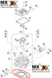 Junta do Cabeçote KTM 350 4T 13 a 16 - Husqvarna 14 a 16 original - 77830036085