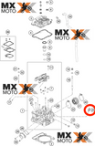 Sensor Temperatura Água Original KTM 4T 250 a 1290 17 a 23 - 2T Injetada 250/300 17 a 22 - Husqvarna 4T e 2T Injetada 250 a 701 de 16 a 23 - GASGAS EC250-300-250F-350F EX300-250F-350F-450F MC250F-450F 2021 a 2023 - 79435047000