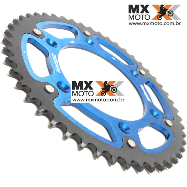 Coroa Stealth Tri-metal Supersproxs para Husqvarna e Husaberg Azul