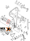 Retentor da Bomba Dagua 15x30x4,5 Original KTM 4T 250-350 2011 a 2024 - Husqvarna 250/350 14 a 22 - Husaberg 250/350 13/14 - Gas Gas EC250F/350F EX250F/350F MC250F 2021 em diante – 07601530451