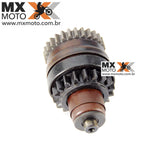 Bendix Engrenagem partida / Motor de Arranque Original KTM 2T 250/300 - 2014 a 2016, Husaberg e Husqvarna  ( 18/28 dentes ) - 55140026400