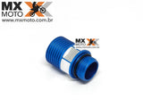 Expansor de Oleo de Freio Traseiro BMS para Husaberg 12 a 14 - Husqvarna 14 a 17 - Sherco -  KTM 2004 a 2024 ( modelo Grande ) - Azul Aluminio Anodizado - BMS 01931