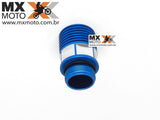 Expansor de Oleo de Freio Traseiro Grande Azul Aluminio Anodizado BMS para (PARA SISTEMA DE FREIO BRAKTEC) Husqvarna TE, TEi, FE 2022 e 23 - BMS 49268