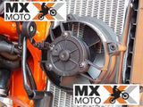 Ventoinha / Ventilador Original com suporte e Relé para KTM EXCF 250 a 500 2017 a 2023 - Husqvarna FE 250 a 501 16 a 23 - GAS GAS 21 a 23 EC250F/350F/450F - 79635941044