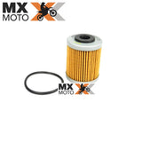 Filtro de Óleo Curto de Papel Original KTM 400, 450, 525, 625, 640, 690 2000 a 2011 - 59038046100 / 59038046144