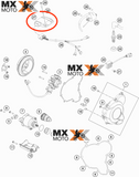 CDI Original KTM 2T ( carburadas ) EXC 300 - 2017 a 2023 - 55639131000