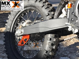 Protetor de Disco Freio Traseiro Aluminio Anodizado Laranja Réplica KTM 2004 a 2025