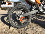 Protetor de Disco Freio Traseiro Aluminio Anodizado Laranja Réplica KTM 2004 a 2024