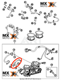 Sensor TPS De Posição Aceleração Cpl Original KTM 990 2008 a 2013 / 1190 11 a 16 - 61041077000