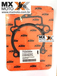 Junta da base do Cilindro Original KTM 250/350 4T 12 a 16 -  Husqvarna 250/350 4T 14 a 16 - Husaberg 350 13/14  - 77230035000