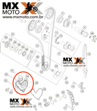 Tampa Bomba Dagua Original KTM 4T 250 14/16 - 350 11/16 - HQV 4T 250/350 14/16 - 77735052000