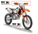 Protetor de Mão / Manete Aberto LARANJA KTM Original 2008 a 2013 SX/EXC - 7700207900004