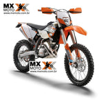 Protetor de Mão / Manete Aberto LARANJA KTM Original 2008 a 2013 SX/EXC - 7700207900004