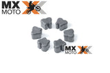 Kit com 06 Peças - Borracha Amortecimento Cubo Traseiro Original KTM 620 a 1290 de 1994 a 2020 - Husqvarna 701 2016 a 2019- 54610459000