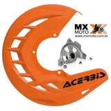 Protetor Disco de Freio Dianteiro Acerbis KTM Todas 2T e 4T 2016 a 2025 / Husqvarna Todas 2T e 4T 2016 a 2025 / GAS GAS 21 a 25 ( todas ) - (Com eixo 22mm)