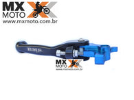 Manete Embreagem Retrátil Nanotech Azul/Preto BMS para KTM 2006 em diante, Husqvarna 2014 a 2017 cilindros Brembo - BMS 48013