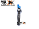 Manete Freio Retrátil Nanotech Azul/Preto BMS para KTM 2014 em diante, Husqvarna 2014 a 2018 cilindros Brembo - BMS 48009