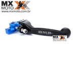 Manete Freio Retrátil Nanotech Azul/Preto BMS para KTM 2014 em diante, Husqvarna 2014 a 2018 cilindros Brembo - BMS 48009